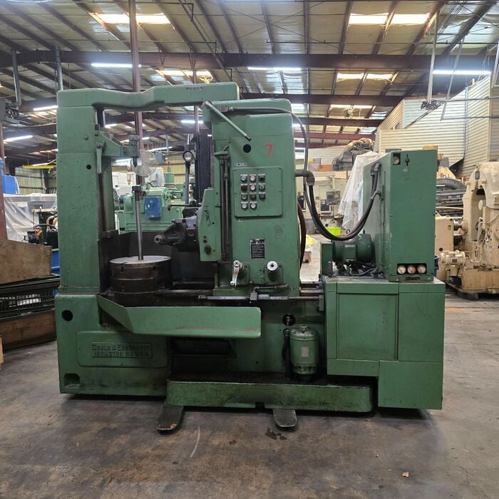 Gould & Eberhardt #24H, gear hobber with special gooseneck head attachment, differential, infeed, tailstock - Image 1