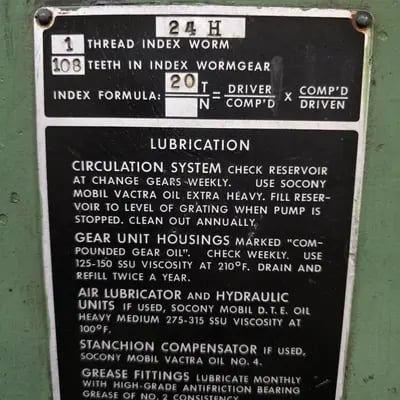 Gould & Eberhardt #24H, gear hobber with special gooseneck head attachment, differential, infeed, tailstock - Image 8