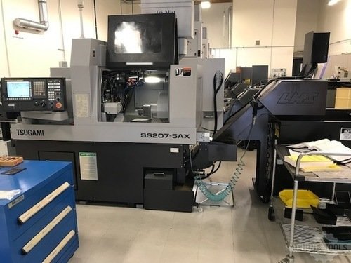 Tsugami #SS207-5AX, Swiss Type CNC Lathe - Image 1
