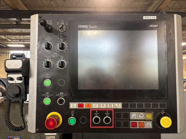 22" x 39.4" Toyoda #GE6Pi-100, CNC outside dimension grinder, 21.6" grinding diameter, 24" x 10" wheel - Image 8