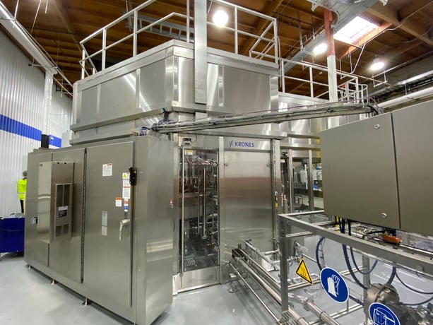 Krones #Modufill-PET, 54000 BPH high speed water bottling line, 2017 - Image 8