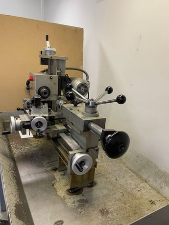 13.78" Wahli #Multi-76, multi purpose precision lathe, 5" 3-jaw chuck, tooling, Steady Rest - Image 3
