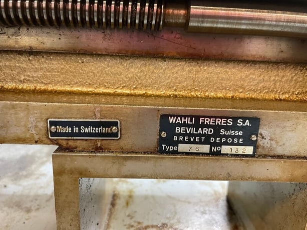 13.78" Wahli #Multi-76, multi purpose precision lathe, 5" 3-jaw chuck, tooling, Steady Rest - Image 9