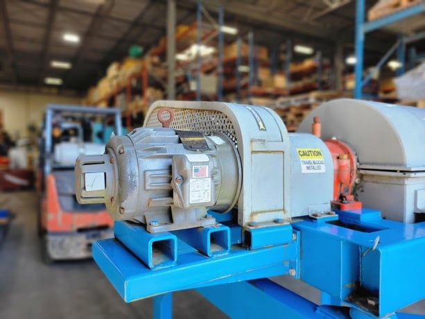 8" x 21.6" IHI #HS-204L0S, continuous centrifuge, 5000 RPM, 15 GPM, 15 HP, lube system - Image 10