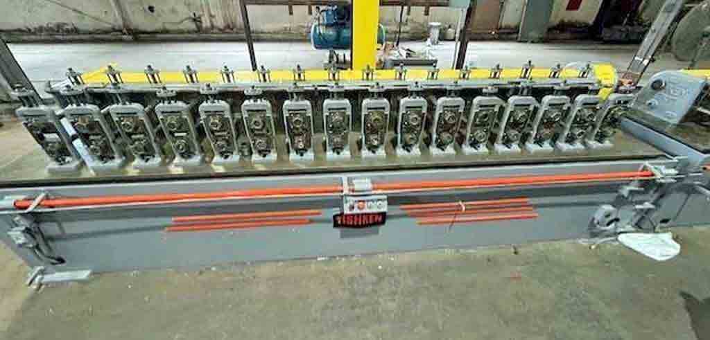 28 Stand, Tishken #HMW-1-1/2, rollformer, 1.5" shaft diameter, 8" roll space, 9" horizontal centers, 4"-8" - Image 5