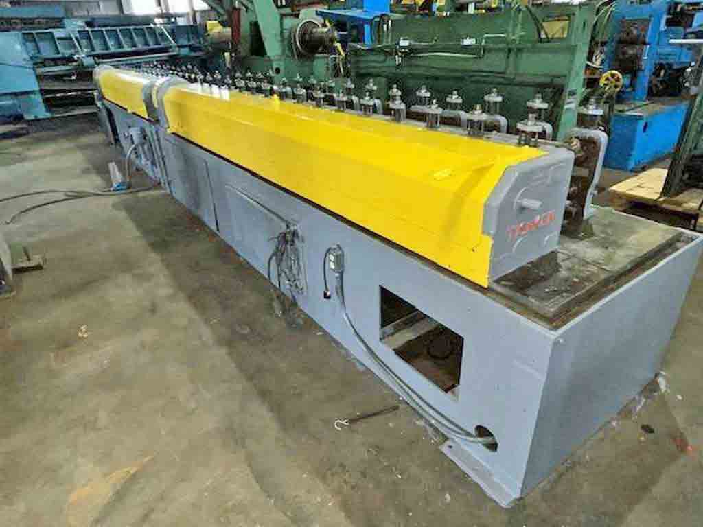 28 Stand, Tishken #HMW-1-1/2, rollformer, 1.5" shaft diameter, 8" roll space, 9" horizontal centers, 4"-8" - Image 6