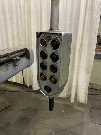 3" Wotan #B85T, horizontal boring mill, 35-1/2" x 29-1/2" T-slotted rotary table, 26" spindle travel, 36" - Image 6