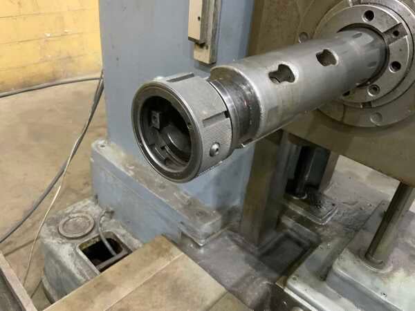 3" Wotan #B85T, horizontal boring mill, 35-1/2" x 29-1/2" T-slotted rotary table, 26" spindle travel, 36" - Image 8