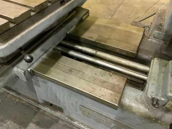 3" Wotan #B85T, horizontal boring mill, 35-1/2" x 29-1/2" T-slotted rotary table, 26" spindle travel, 36" - Image 9