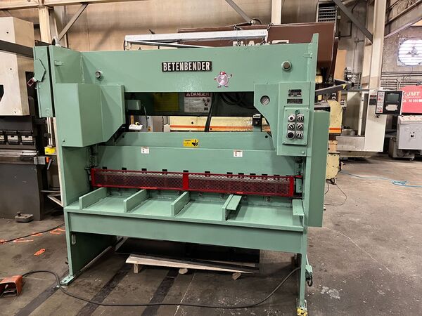 72" x 1/4" Betenbender, plate shears, 76" knives, 19 SPM - Image 2
