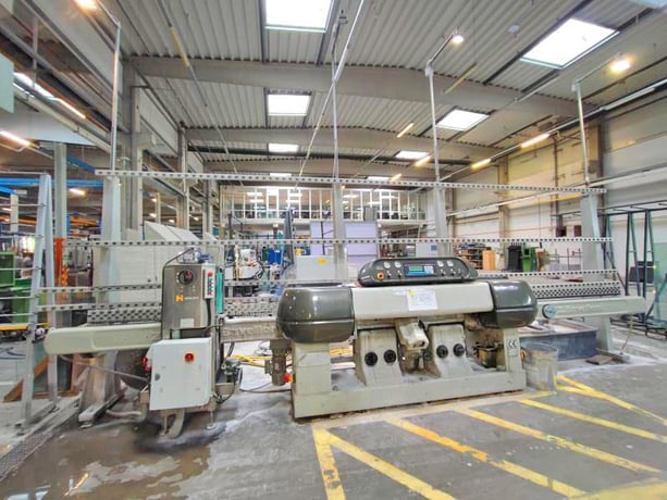 Bavelloni #GEMY-6, Straight-Line Edging Machine, 6-Spindle, R-L direction, 3-35 mm Glass Thickness, 0.5-5 - Image 2