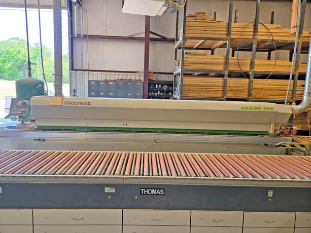 Biesse #Akron-246, Edgebander w/Corner Rounding, 0.4-8 mm Edge Thickness, 85 mm width x 140 mm L min Panel - Image 8