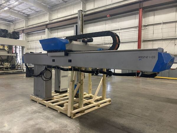 Sepro, 7X-45TE LV, 5-Axis Servo robot, 4000mm horizontal reach, 1200mm vertical reach, 2017 - Image 3