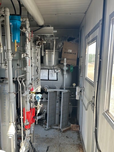 220 HP Gardner Denver #SSQ99B, screw compressor, 1-stage, Caterpillar 3306 NG engine, 2009 - Image 10