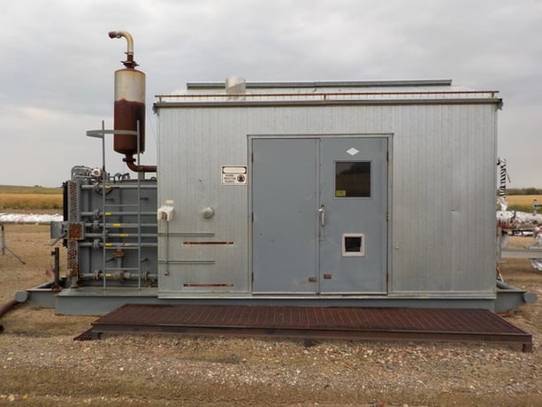 95 HP Gardner Denver #SSHBG, screw compressor, 2-stage, 1800 RPM, Caterpillar G3304NA NG engine, 2004 - Image 4