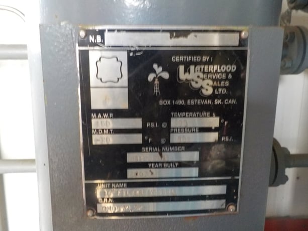 95 HP Gardner Denver #SSHBG, screw compressor, 2-stage, 1800 RPM, Caterpillar G3304NA NG engine, 2004 - Image 8