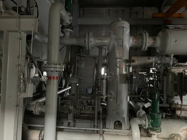 1850 HP White Superior #MW72, reciprocating compressor, 2 throws, 2 stages, 1200 RPM, Toshiba J1858PKF310T - Image 2
