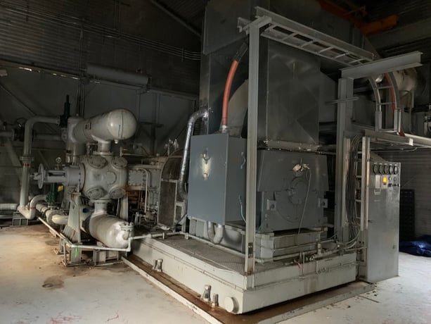 1850 HP White Superior #MW72, reciprocating compressor, 2 throws, 2 stages, 1200 RPM, Toshiba J1858PKF310T - Image 4