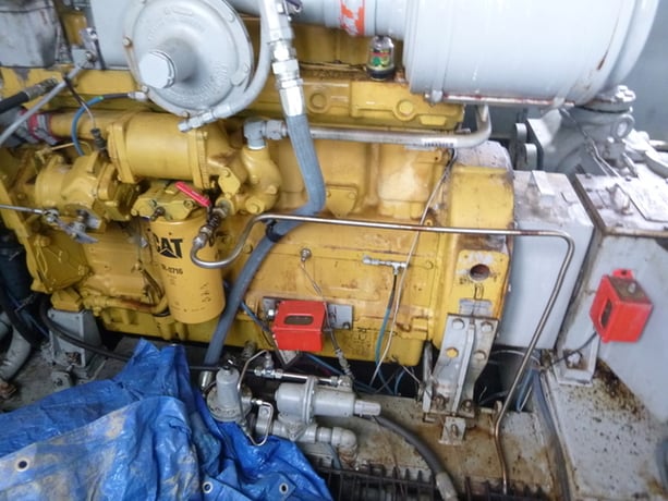 146 HP Ariel #JGP/2, reciprocating compressor, 2 throws, 2 stages, 1800 RPM, Caterpillar 3306NA (STD) NG - Image 9