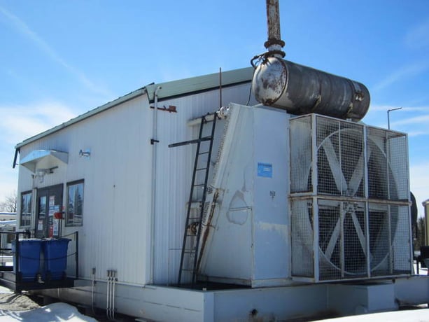 738 HP Ariel #JGK/2, reciprocating compressor, 2 throws, 2 stages, 1200 RPM, Waukesha F3521GSI NG engine, 1991 - Image 1
