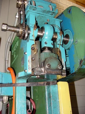 5 Ton, Kenco #AG51-105-100, OBI gap frame mech.press, 1" stroke, 8" x 11-1/2" bed area, 9-1/2" Shut Height - Image 4