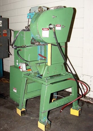 5 Ton, Kenco #AG51-105-100, OBI gap frame mech.press, 1" stroke, 8" x 11-1/2" bed area, 9-1/2" Shut Height - Image 5