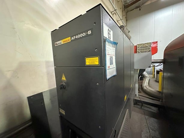 Amada #LC-3015F1NT, CNC Co2 laser, 4000 watts, 5' x10'sheet, 121" X, 61" Y, 3.94"Z, NT Control, Orion - Image 9