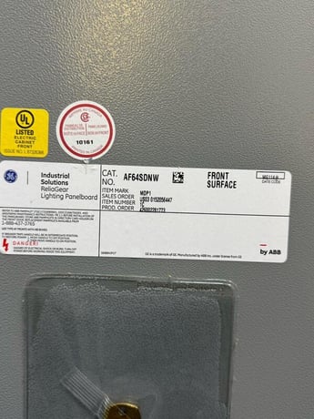 General Electric AS64SDNW, Electrical Cabinet - Image 7