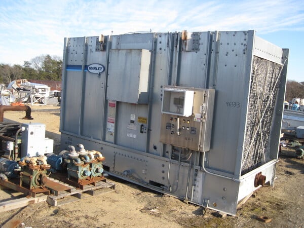 153 Ton, Marley Series #NC1121GS, cooling tower, 460 gpm, 2.5 HP, 1 fan, 1995 - Image 1