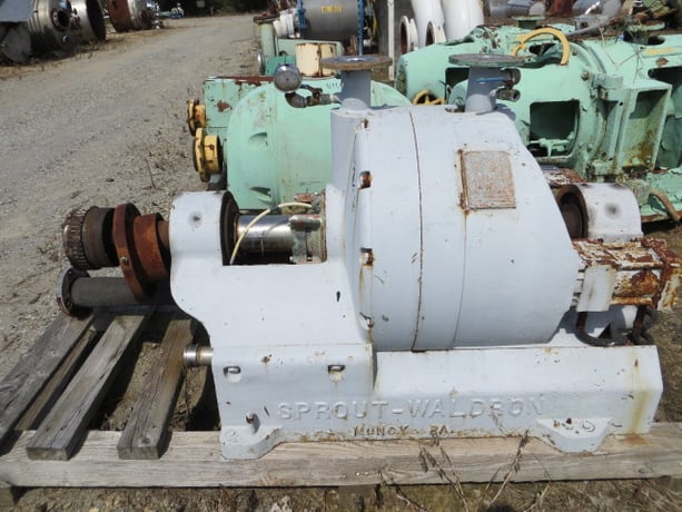 Sprout Waldron #R-20H, 20" hydraulic twin flo refiner - Image 1