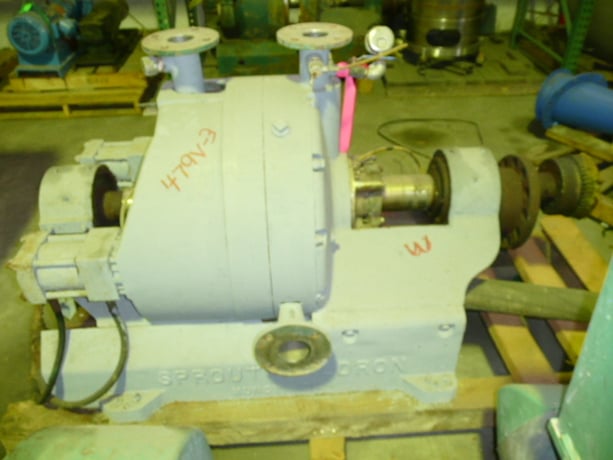 Sprout Waldron #R-20H, 20" hydraulic twin flo refiner - Image 2