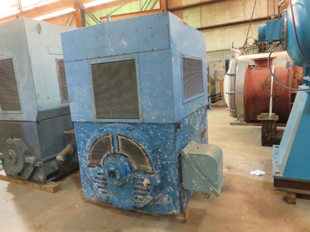800 HP 600 RPM General Electric, Frame 8409S, synchronous motor, 2300 Volts - Image 3