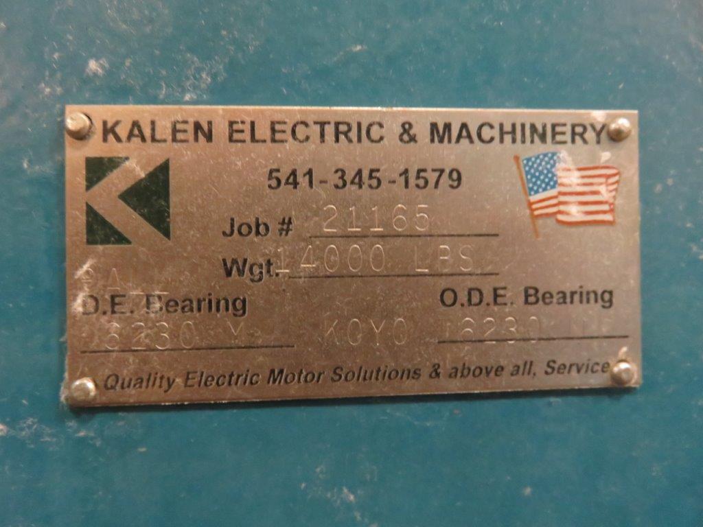 800 HP 600 RPM General Electric, Frame 8409S, synchronous motor, 2300 Volts - Image 6