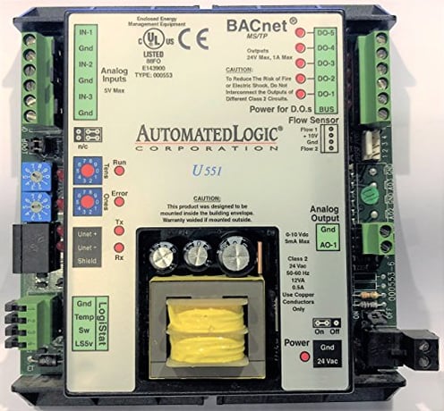 ALC Automated Logic U551 BACnet Heat Pump & Fan Coil Control, HVAC Control Mod - Image 1
