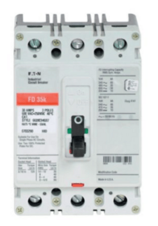 FD3060 | Eaton | Circuit Breaker, F-Frame, 60A, 3-Pole - Image 1