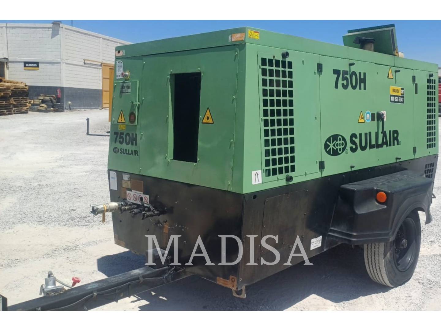Sullair 750H DPQ, Compressed Air, 2495 hours, S/N: 201403210061, 2014 - Image 1