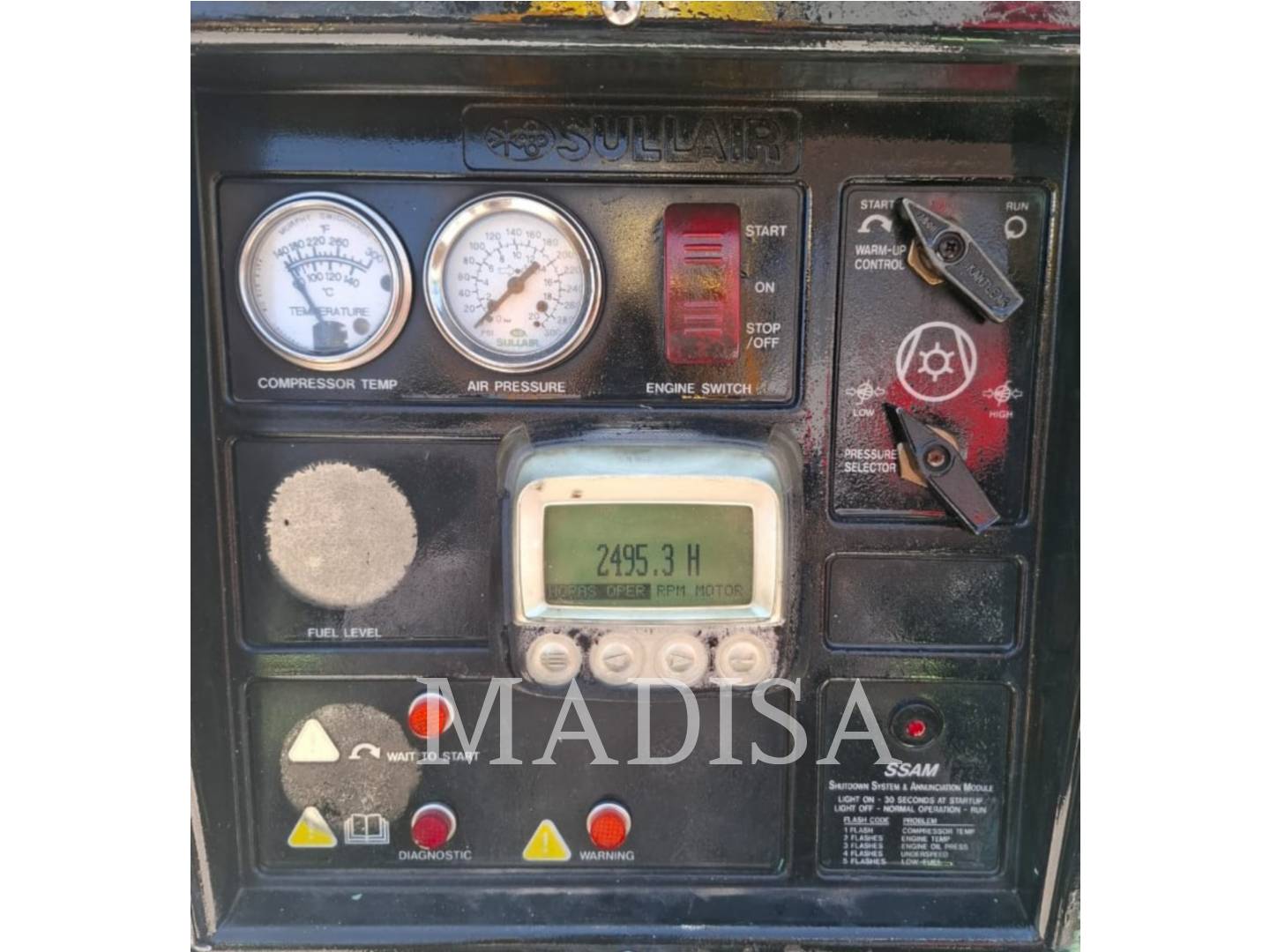 Sullair 750H DPQ, Compressed Air, 2495 hours, S/N: 201403210061, 2014 - Image 5