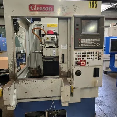 Gleason #GTR-250VG, CNC Chamfer, 10" Dia X 19.7" L max, 14" face, 5k RPM, Fanuc 16M cnc, coolant, tooling - Image 1