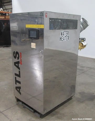 53 HP AJAX #Atlas-A200, natural gas firetube boiler, 160 PSIG, 2M BTU/hr input, 42.4 sq.ft. heat surface, 5 - Image 1