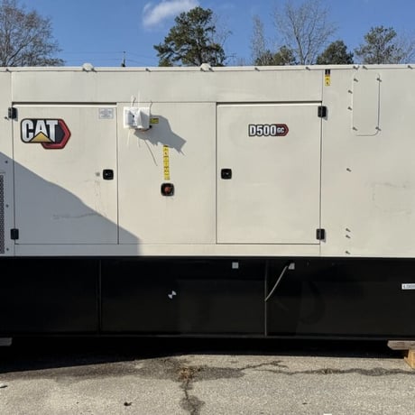 500 kW Caterpillar #C15, Diesel Generator, stationary, 3 phase, 480 Volts, 24hr fuel tank, sound attenuated - Image 1