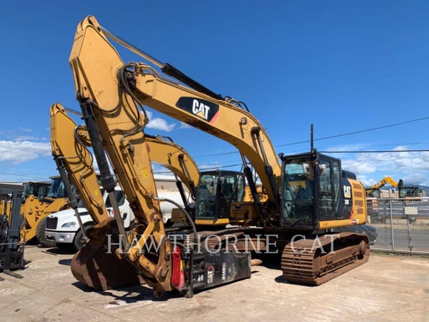 Caterpillar 326FL, Crawler Excavator, 4420 hours, S/N: WGL00385, 2015 - Image 1