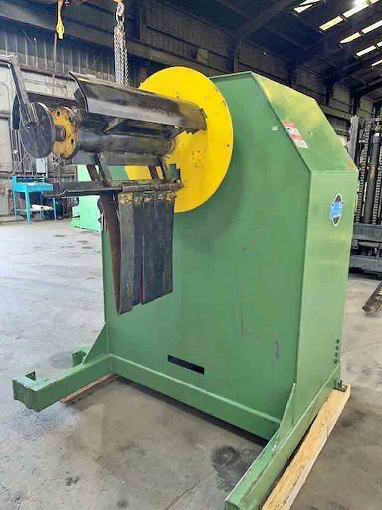 6000 lb. Coe Press Equipment #CPR-PO-6024, motorized uncoiler, 24" width, 15"-21" ID, 3-leafs, 3 coil - Image 3