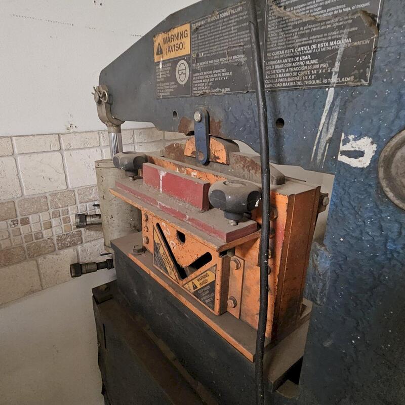 Metal Pro #4500-FS, tandem ironworker, 45 ton - Image 6