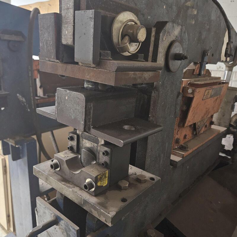 Metal Pro #4500-FS, tandem ironworker, 45 ton - Image 9