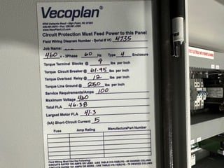 Vecoplan #VTH80-350, Wood Grinder, 40 HP, 12" x 16' vibrating conveyor, Allen Bradley controls, 3/8" screen - Image 8