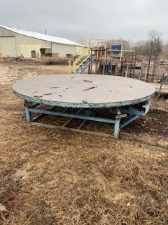 Heavy Duty 10' Turn Table With Electric Drive - Image 1