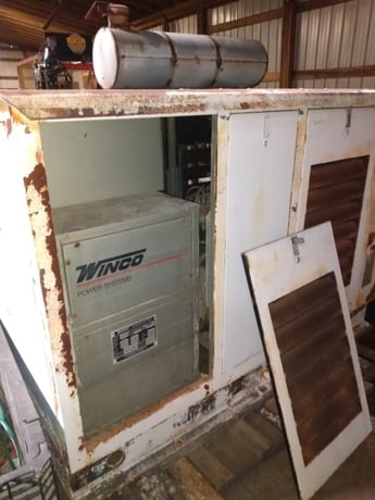 Winco #545CS-23R/A, multi voltage propane generator, 208-240-480/240 Volts, 1800 RPM, Zenith Auto ctrl, 30 - Image 1