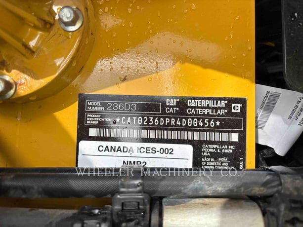 Cat 236D3 C3H2, Skid Steer Loader, 1401 hours, S/N: R4D00456, 2024 - Image 4