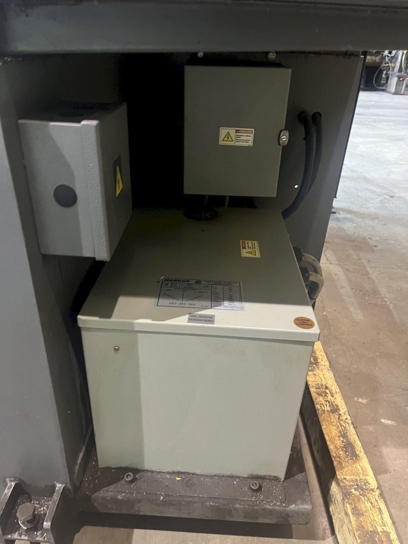 11" x 13" Hyd-Mech #H-11A, prog automatic horizontal band saw, 120" x 26" roller exit table, TS-50 - Image 7