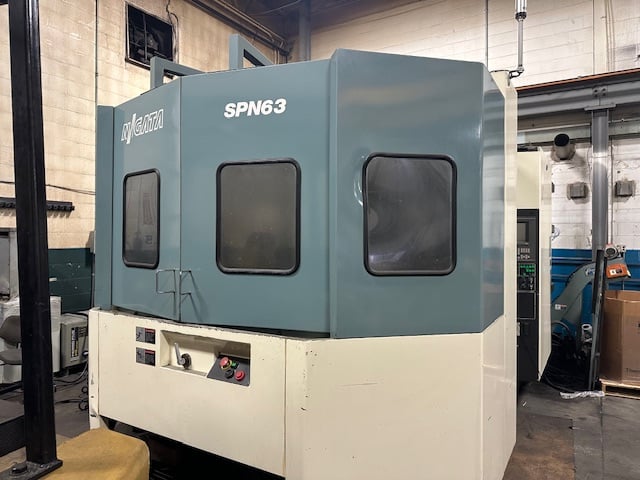 Niigata #SPN63, CNC horizontal machining center, 39.4" X, 34.5" Y, 31.5" Z, 12000 RPM, #50, 40 HP, Fanuc 16M - Image 5